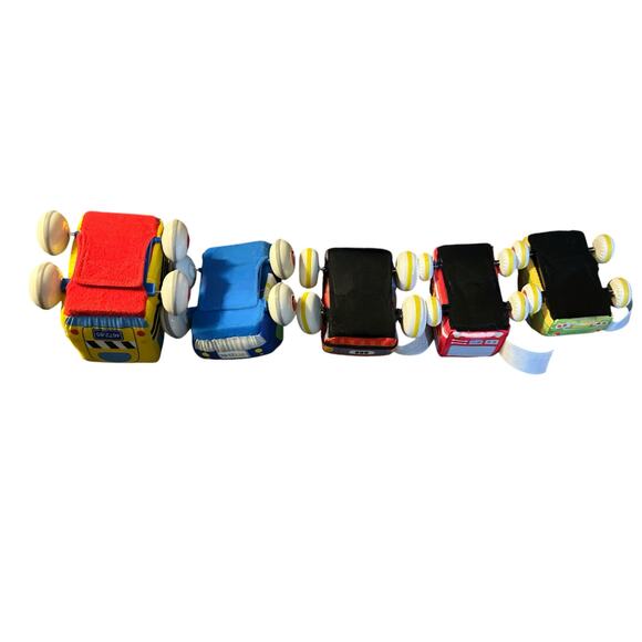 Melissa & Doug Ks Kid Pullback Vehicle Soft Cloth Plush T Lot of 5 - Picture 5 of 6